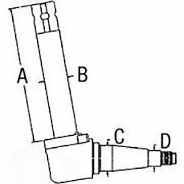 LH Low Profile Spindle Fits Ford TN55 TN55D TN65 TN65D TN65F TN70D, Aftermarket, Mfr#: 5166111