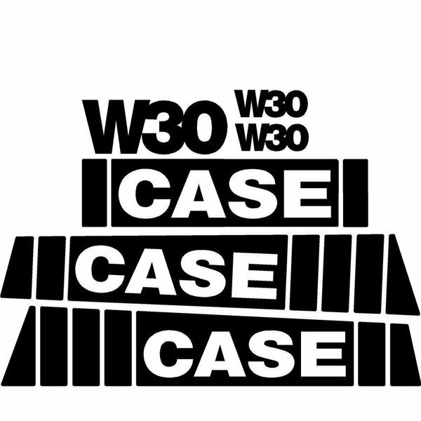 Decal Set, Aftermarket, Mfr#: CASEW30DECALSET