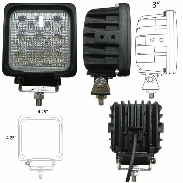 Square LED Flood Light Fits Miscellaneous Various, Aftermarket, Mfr#: WN-LED730F-PEX