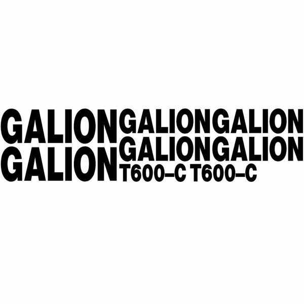 New Decal Set for Galion Model T600C Machines, Aftermarket, Mfr#: MAE30-0290