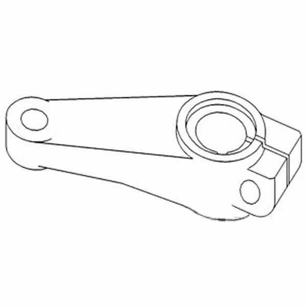 RH Steering Arm Fits John Deere 301 401 1020 1030 140 1120 1130 2020 Plus, Aftermarket, Mfr#: T21618