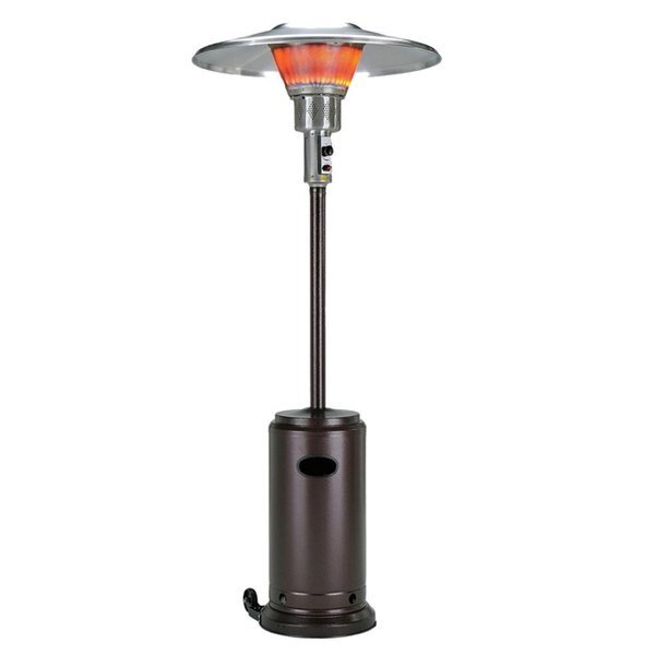 Commercial Patio Heater in Bronze, Hiland, Mfr#: BURN-2400-BRZ