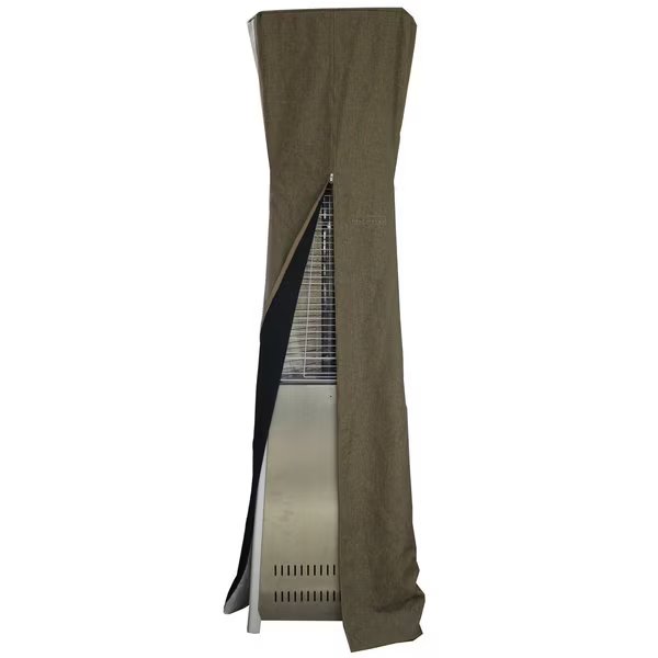 Triangle Glass Tube Patio Heater Commercial Cover in Tan, Hiland, Mfr#: CHC-TGT-T