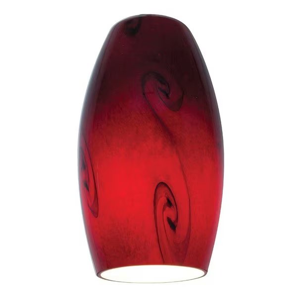 Merlot, Pendant Glass Shade, Red Sky Glass, Access Lighting, Mfr#: 23111-RUSKY