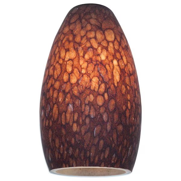 Merlot, Pendant Glass Shade, Brown Stone Glass, Access Lighting, Mfr#: 23112-BRST