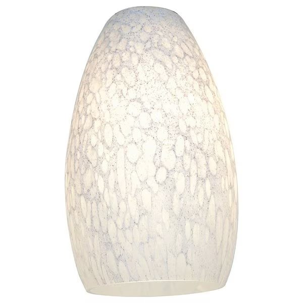 Merlot, Pendant Glass Shade, White Stone Glass, Access Lighting, Mfr#: 23112-WHST