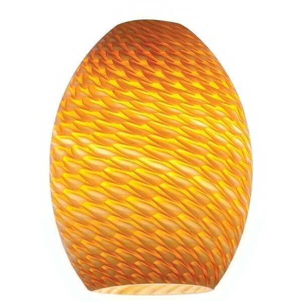 FireBird, Pendant Glass Shade, Amber Firebird Glass, Access Lighting, Mfr#: 23123-AMBFB