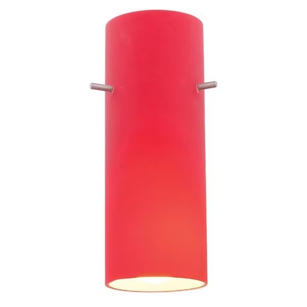 Cylinder, Pendant Glass Shade, Red Glass, Access Lighting, Mfr#: 23130-RED