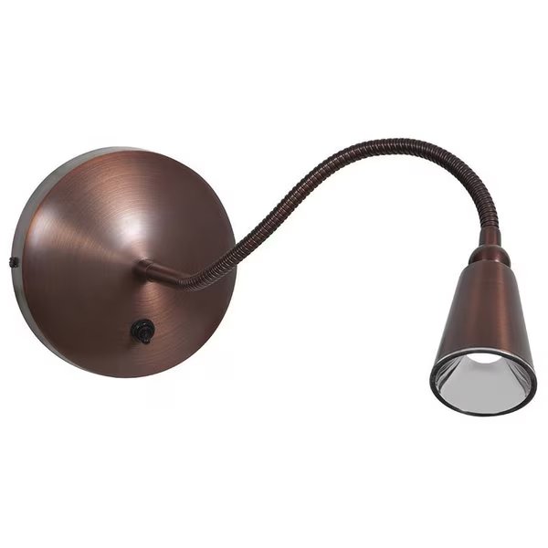 Bunk, Gooseneck LED Wall Reading Light, Bronze Finish, Access Lighting, Mfr#: 62089LED-BRZ