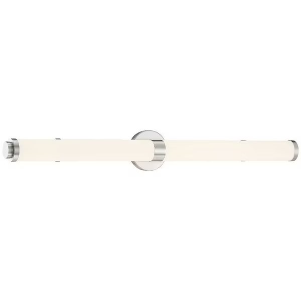 Aqua, LED Vanity, Brushed Steel Finish, Opal Glass, Access Lighting, Mfr#: 62532LEDD-BS/OPL
