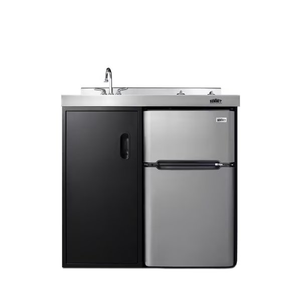 36" Wide All-In-One Kitchenette, Summit, Mfr#: CK36ELGLASS