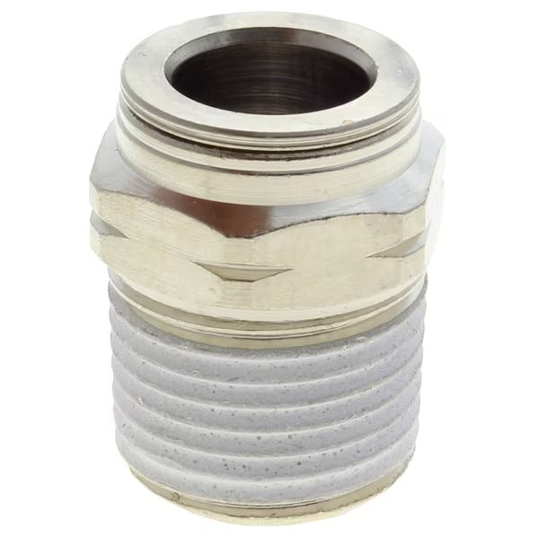 Fitting, PTC, Male Straight, Brass, 5/16"x 3/8" Male NPT, Technifit, Mfr#: B516-03M
