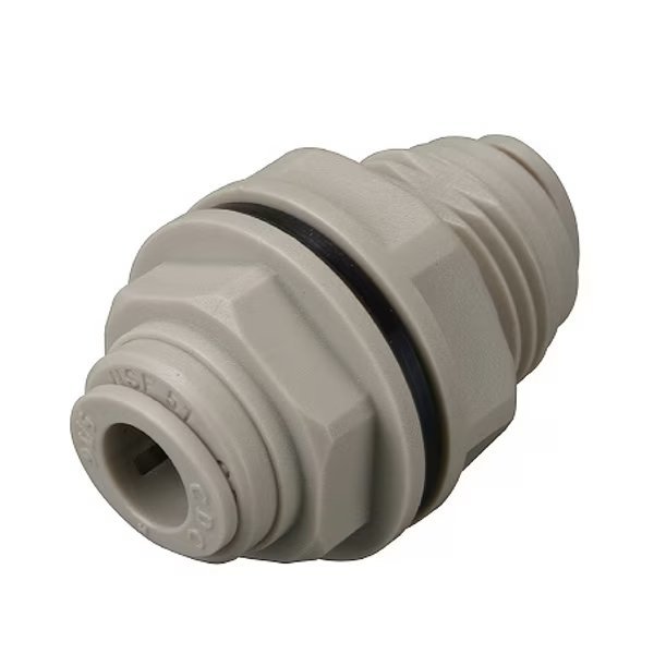 Fitting, Fluidfit, Bulkhead Union, 3/8", Fluidfit, Mfr#: HMM3/8-3/8