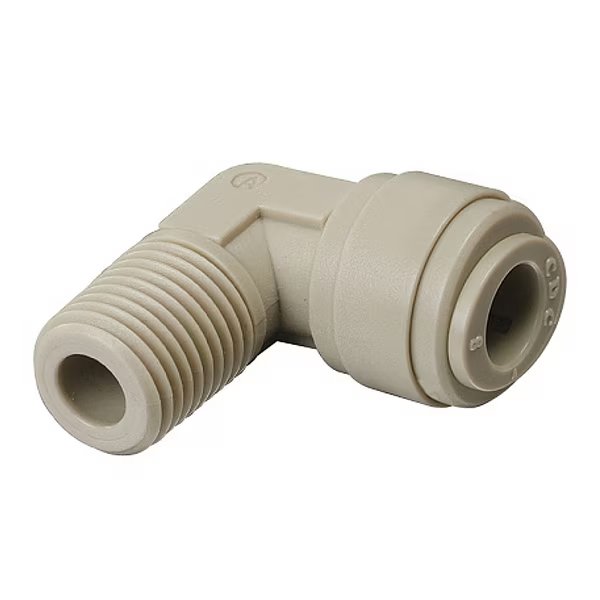 Fitting, Fluidfit, Rigid Male Elbow, 1/4" x 1/4" Male NPT, Fluidfit, Mfr#: HPL1/4-N02