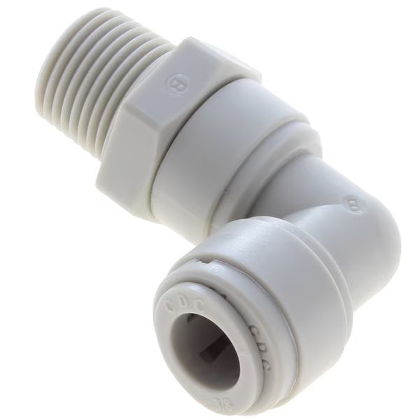 Fitting, Fluidfit, Swivel Elbow, Male, 3/8" x 3/8" NPT, Fluidfit, Mfr#: HRPL3/8-N03