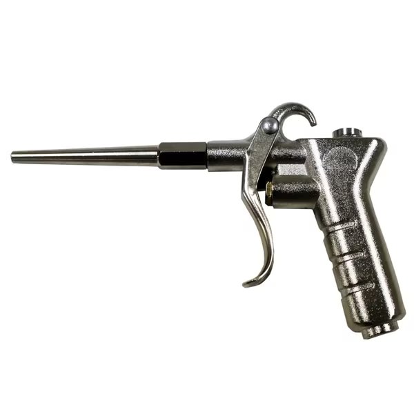 Compressed Air Blowgun, Pistol Grip, Metal, 6" Fixed Nozzle, 1/4" FPT, Advanced Technology Products, Mfr#: K601-03