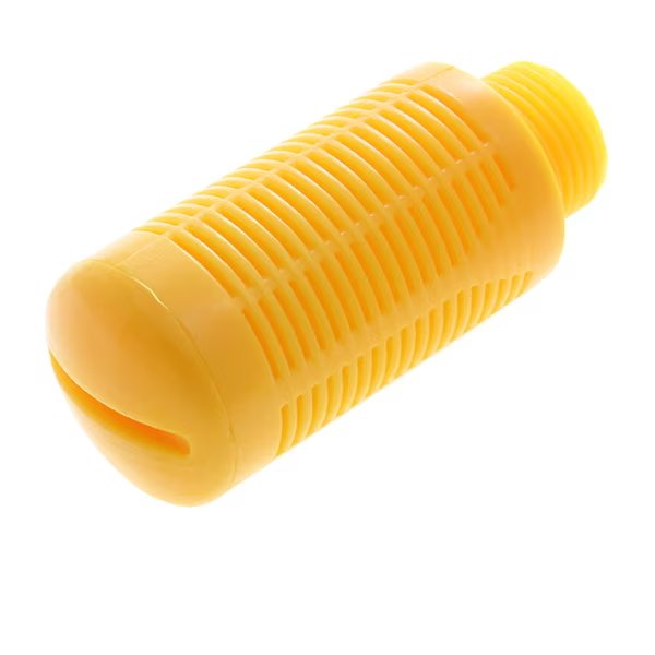 Muffler, Plastic/Felt, 3/8" Male BSPT (R), Advanced Technology Products, Mfr#: PFM03-PT
