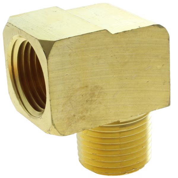Fitting, Brass, Street Elbow, 1/4" Male x 1/4" Female NPT, Advanced Technology Products, Mfr#: STL02-02