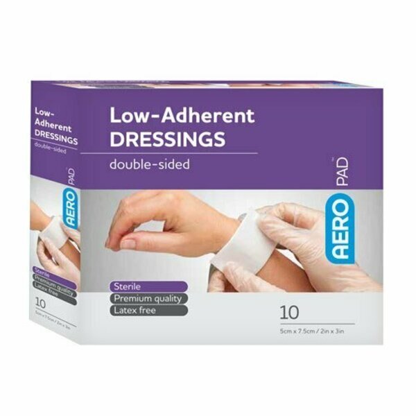 Aeropad Low Adherent Dressing 2In X 3In, 50PK, Aero Healthcare, Mfr#: APD57550BS