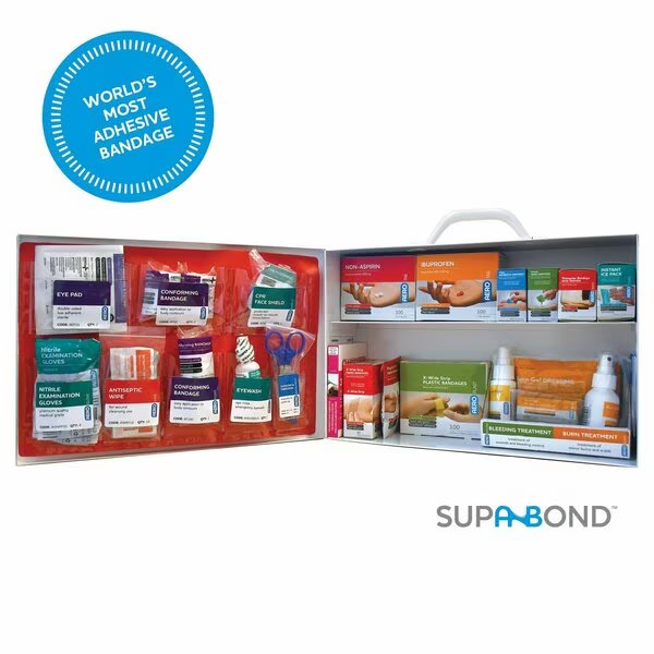 Surefill 2 Shelf Metal Cabinet 80  Ansi 2021  A - Meds, Aero Healthcare, Mfr#: SF80AMT