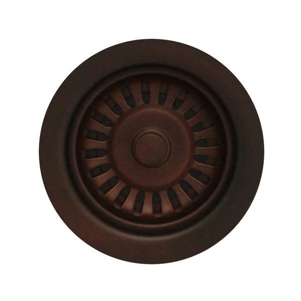 3.5" Basket Strainer, Mahogany Bronze, Whitehaus, Mfr#: RNW35-MB