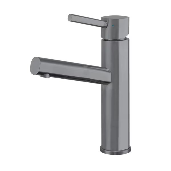 Waterhaus Lead-Free SS Sgl Lever Elevated Lavatory Faucet, Gunmetal, Whitehaus, Mfr#: WHS1206-SB-GM