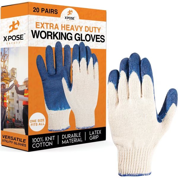 Blue Palm Working Gloves, 20PK, Xpose Safety, Mfr#: BPG-20-X-S