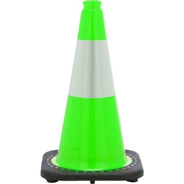 Traffic Cone, PVC, 18" H, Lime, Xpose Safety, Mfr#: LTC18-6-1-X