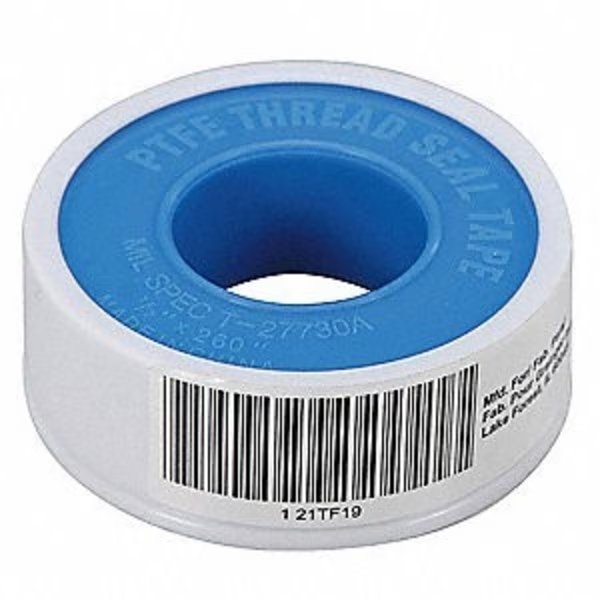 Teflon Tape, 1/2"X260", Alliance, Mfr#: 3127