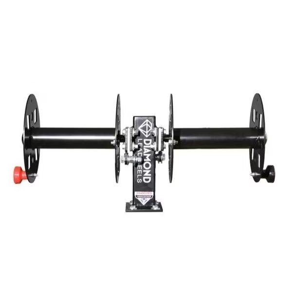 Heavy Duty Side-by-Side Welding Lead Reel, 10 in., Black, Diamond Lead Reels, Mfr#: FBSS10BLK