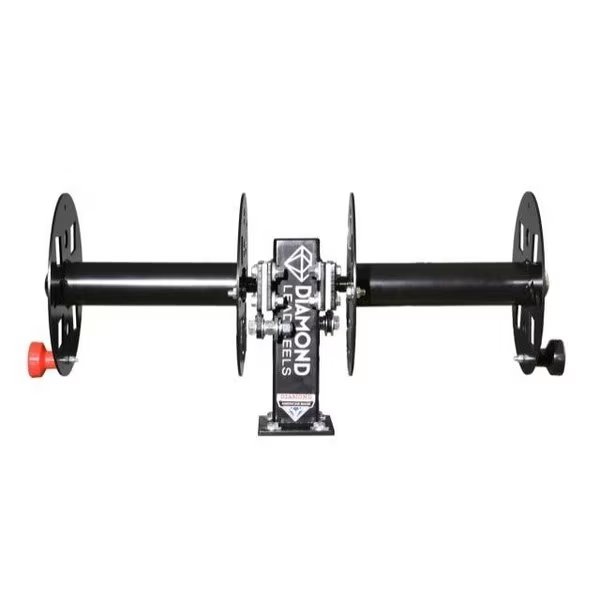 Heavy Duty Side-by-Side Welding Lead Reel, 12 in., Black, Diamond Lead Reels, Mfr#: FBSS12BLK