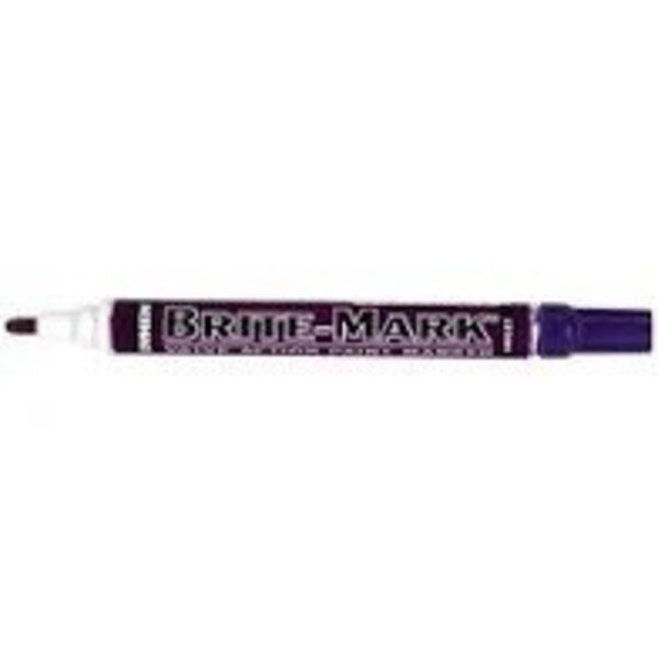 Brite-Mark Valve Action Paint Markers, Model: 916, Violet, Med Tip, Dykem, Mfr#: 84019