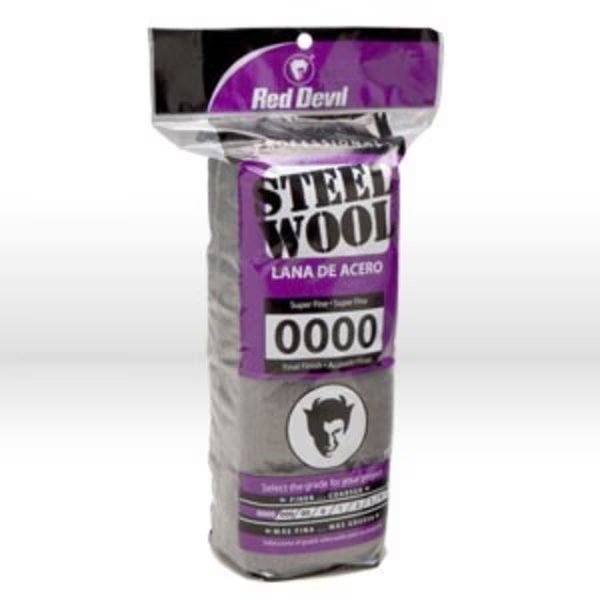 Wool, Super Fine # 0000 Steel Wool, Red Devil, Mfr#: 310