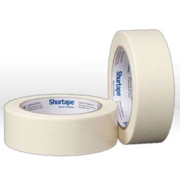 Masking Tape, 2", 60Yds, Tan, 5 Mil, Shurtape, Mfr#: 101008