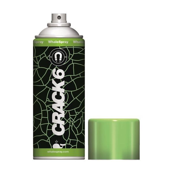 WhaleSpray Crack 6 NDT Fluorescent Magnetic Particles, 10oz Spray, Whale Spray, Mfr#: 1827S002047