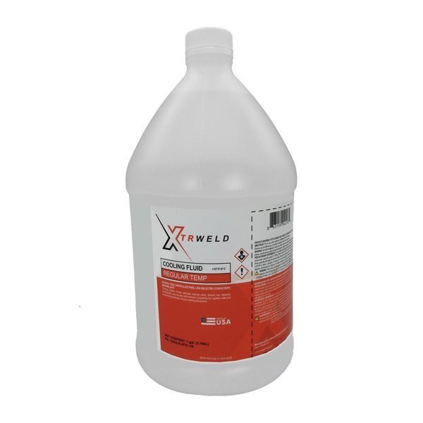 Cooling Fluid, 1 gal, Clear, Regular Temp, +15DegF/-9DegC, Xtrweld, Mfr#: COOLFLRTC-1G