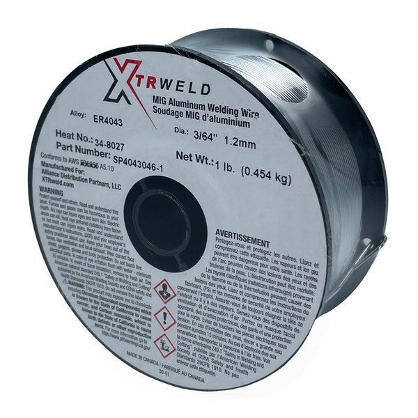 ER5356 3/64 x 1Lb. Spool  AWS A5.10, MIG GMAW, Xtrweld, Mfr#: SP5356046-1