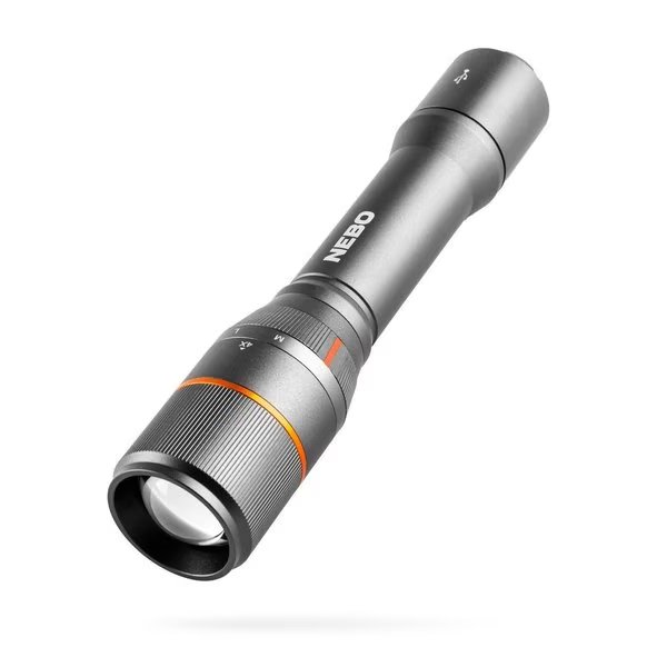 Rechargeable 2,000 Lumen Handheld Flashlight, Nebo, Mfr#: NEB-FLT-0020