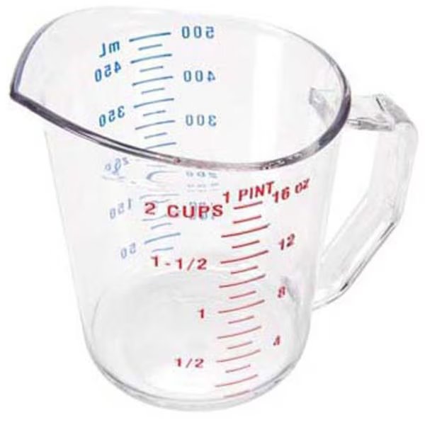 Measure Plas 1 Pt For  - Part# 3215, Rubbermaid, Mfr#: 3215