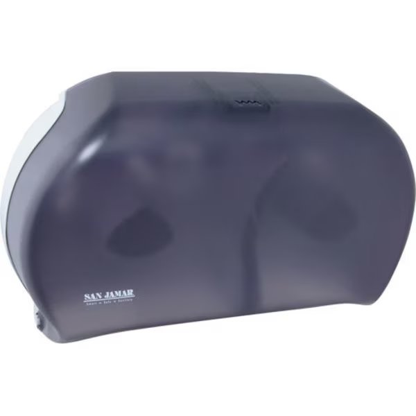 Dbl 9In Bath Tissue Disp For  - Part# R4500Tbk, San Jamar, Mfr#: R4500TBK