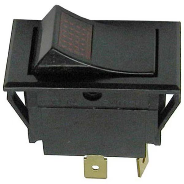 Rocker Switch Red Lighted, Allpoints, Mfr#: 421519