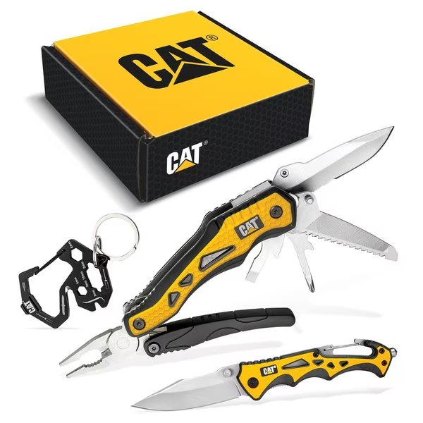 2Pc Multi-Tool/Knife Set With Gift Box, Caterpillar, Mfr#: 240358