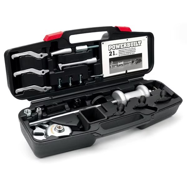21 Pc Master Axle Puller Set Kit41, Powerbuilt, Mfr#: 648611