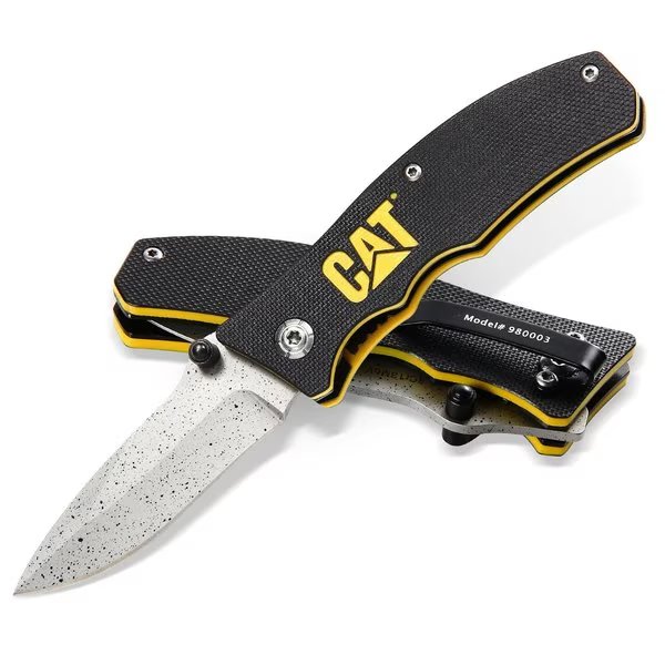 6 Inch Drop Point Folding Knife, Cat, Mfr#: 980003
