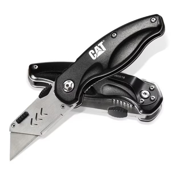 6-3/8 Inch Folding Utility Knife, Cat, Mfr#: 980018