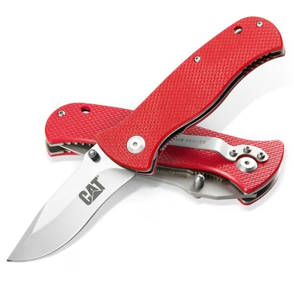 7-1/2 Inch Folding Knife, Cat, Mfr#: 980125