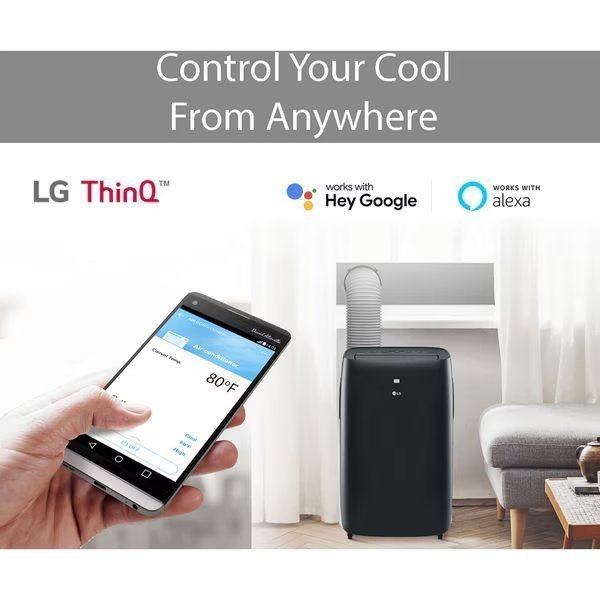 8,000 BTU Portable Air Conditioner, Lg Electronics, Mfr#: LP0821GSSM