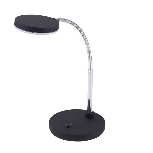 Metal Gooseneck LED Desk Lamp, Bostitch, Mfr#: VLED1800BK