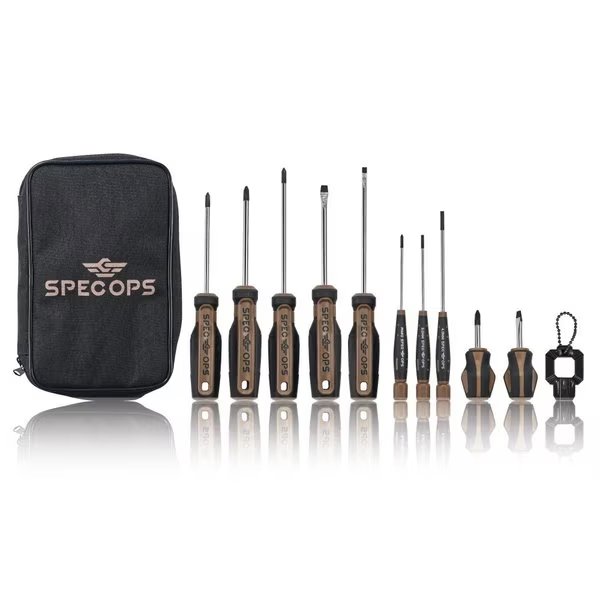 Screwdriver Set with Case, 10-Piece, Spec Ops, Mfr#: SPEC-S-10PK