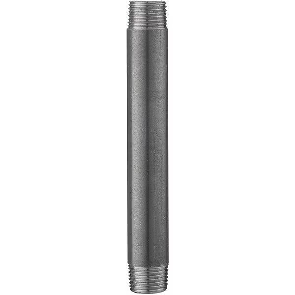 1/2" x 12" Decorative Black Iron Pipe Nipple, 10PK, Ironwerks Designs, Mfr#: BLK-1/2x12-10